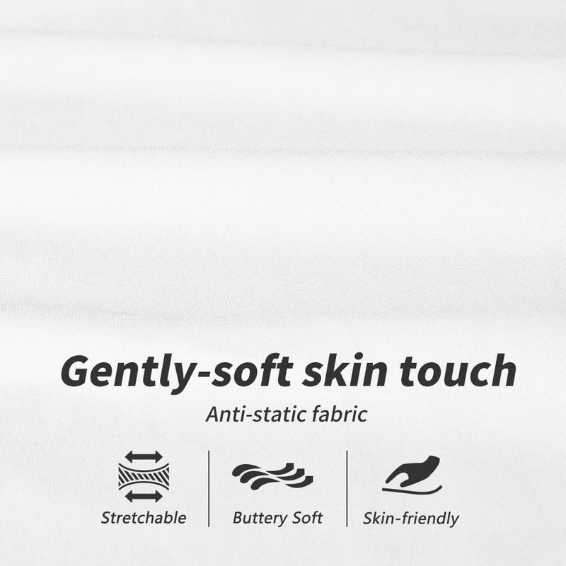 MANCYFIT Pettipants for Women Half Slip Culotte Shorts Split Skirt Lace Snip 4â€ Inseam White X-Large - Image 4